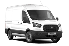 Van Hire Wallsend - White Ford Transit SWB - Van hire Wallsend
